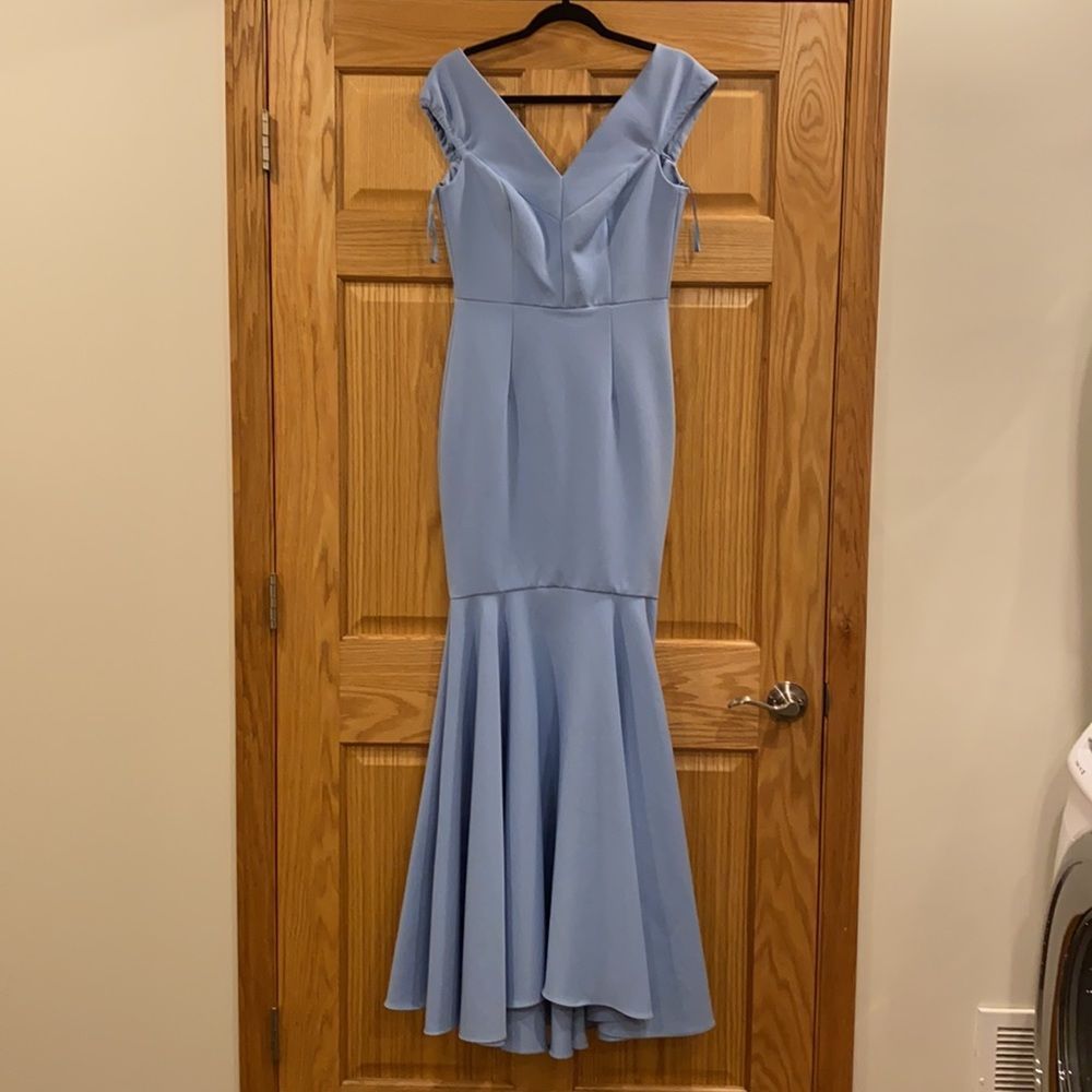 Milly Stretch Crepe Layla Gown. - Picture 4 of 11